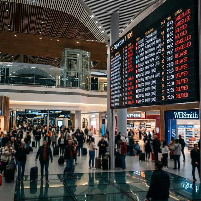 Istanbul Airport Flight Disruption